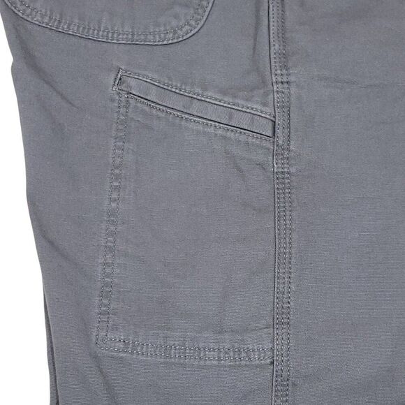 Carhartt Rigby Canvas Work Shorts Mens Size 42 Rugged Flex Relaxed Fit Gray NEW - Picture 6 of 13